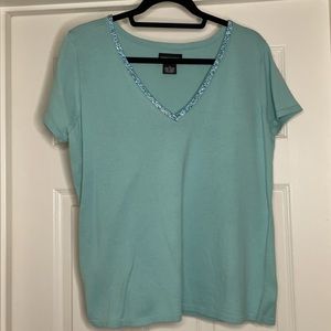 Sutton Studio Women's Top - Size XL - Short Sleeve